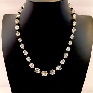 Vintage crystal necklace with vintage clasp​​